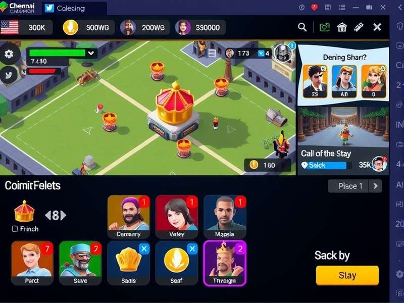 Chennai Champion strategy interface and unit management